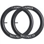 YunSCM 2Pcs 45/57-305 épaissies Chambre à air 16x1.75/1.95/2.25 AV32mm Valve Compatible 16 Pouces Chambre à air 16x1.75 16x1.90