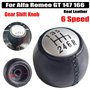 6 vitesses Pommeau de levier de vitesse en cuir pour Alfa Romeo GT 147 166 3.2 V6