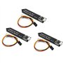 DollaTek 3Pcs Capteur D'humidité De Sol Capacitif Résistant À La Corrosion pour Arduino Détection D'humidité Jardin Arrosage DIY