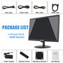 Suprlipy 19 Pouces FHD Petit Moniteur IPS écran d'affichage LCD 1440x900 60Hz 16:10 avec entrée HDMI BNC VGA AV USB Haut-parleur