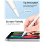 Lot de 8 embouts de rechange compatibles avec Apple Pencil 1ère 2ème génération Apple Pencil Embouts de protection en silicone p