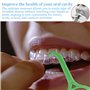 8 Pièces outils de retrait d'aligneur invisibles pour enlever les dents Aligner les dents Crochet de dentition Correcteur buccal
