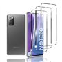 Zicurz 3 Pièces Verre Trempé pour Samsung Galaxy Note 20 4G/5G Film Protection écran
