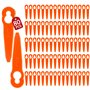 Chuancheng Lot de 80 Lames en Plastique débroussailleuse sans Fil pour STIHL FSA 45 Polycut 2-2