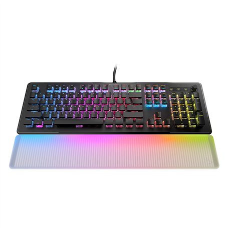 ROCCAT Vulcan II Max Clavier de jeu PC optique-mécanique avec touches lumineuses RVB personnalisables et repose-paume