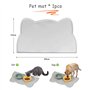 tapis de nourriture pour chat et chien