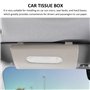 TIMJJG 1 boîte à mouchoirs de voiture (sans mouchoir), convient pour pare-soleil de voiture, dossier de siège, coffre, boîte à m