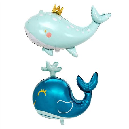 Lot De 2 Ballons Baleines