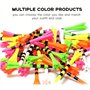 SWINGTEK Lot de 120 tees de golf en plastique, contient 100 tees longs incassables de 8,9 cm et 20 tees courts, couleurs mélangé