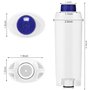 Somune Filtre à eau pour machine à café Delonghi dlsc002 Cartouche filtrante charbon actif adoucissant Compatible avec Delonghi 