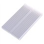 Dissipateur Thermique 100x60x10mm Dissipateur de Chaleur en Aluminium avec 16Pcs Ailettes Haute Puissance pour Transistors à Sem
