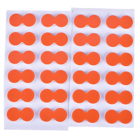 Alomejor EVA Fishing Floats Grève Indicateur De Poignée Accessoires 24 Pcs pour La Pêche À La Mouche(Orange)