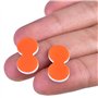 Alomejor EVA Fishing Floats Grève Indicateur De Poignée Accessoires 24 Pcs pour La Pêche À La Mouche(Orange)