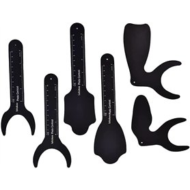 6 pièces Fond Dentaire Photo Contraste Conseil Dentaire Photographie Fond dent Prise de Vue Ensembles de plaques Absorbant la lu