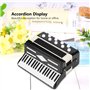 Hztyyier Miniature accordéon modèle Mini Miniature Instrument de Musique décoration avec étui de Rangement pour la Maison Orneme