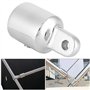 Fafeims 22 25mm Embout à Oeil de Bateau Bimini Top Capuchon de Connexion Vis Matériel de Fixation Accessoire de Bateau en Acier 