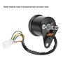 Odomètre de Moto, rétroéclairage LED 12 V Moto Double tachymètre Odomètre Compteur de Vitesse Kit de jauge Cafe Racer