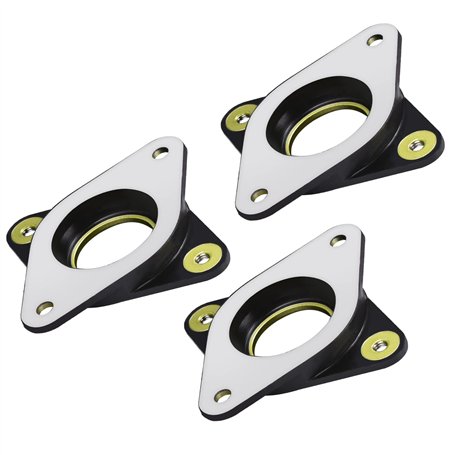 Amortisseur de vibrations en acier et caoutchouc NEMA 17 avec vis M3