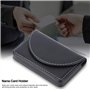 Porte Cartes de Crédit en Cuir PU avec Fermeture magnétique pour Hom