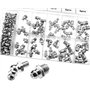 115x Boîte assortiments de graisseurs Raccords de Graisse M6 M8 M10 droit/45°/90°/180°