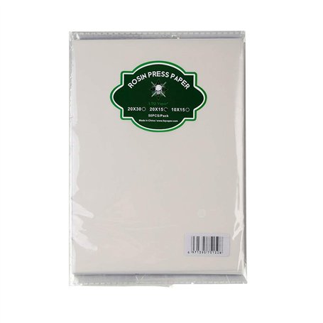 Lot de 50 feuilles de papier de pressage de colophane - 17