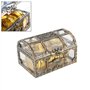 Laduup Coffre au trésor rectangulaire Vintage Transparent Design Vieilli Boîte à Bijoux Boîte à Bijoux Boîte à Bijoux Boîte à Bi