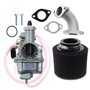Carrfa VM22 Kit Carburateur 26mm pour Mikuni Pipe D'admission Pit Dirt Bike 110cc 125cc 140cc Lifan YX