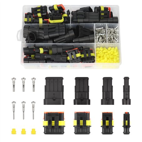 352 Pièces Kit Imperméable à l'eau Connecteurs