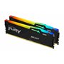 Kingston Fury Beast Noir RGB 64Go (2x32Go) 5600MT/s DDR5 CL40 DIMM Mémoire pour PC de Gamer Kit de 2 AMD Expo/Intel XMP - KF556C