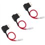 FULARR 3Pcs Premium Add-A-Circuit Fusible Tap Adaptateur, ACU Lame Style Porte-Fusible, avec Gratuits Standard Lame Fusibles X 1