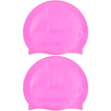 Newaner 2 Pièces Bonnet de Bain en Silicone pour Cheveux Longs