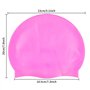 Newaner 2 Pièces Bonnet de Bain en Silicone pour Cheveux Longs, Protection auditive, Revêtement Ripstop pour Le Confort et la ré