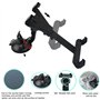 OHLPRO Support Tablette Voiture, 360° Support ipad Tableau de Bord Pare-Brise pour Car, Support Tablette Ventouse, Compatible po