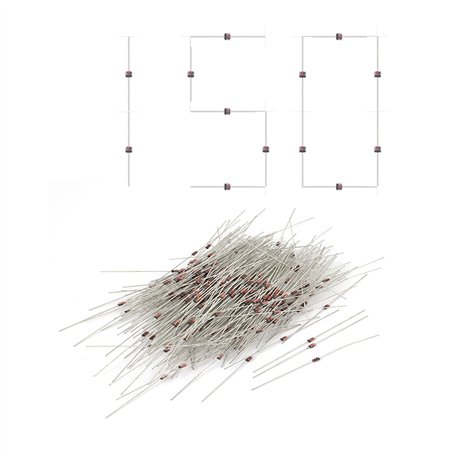 150 diodes de commutation à grande vitesse 1N4148 DO-35 100 V 200 mA