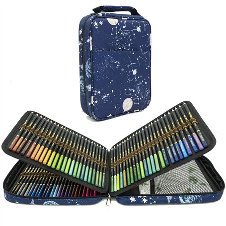 QUER 120 Crayons Aquarellables professionnels pour adultes et enfants