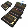ZZONEART 96PCS Professionnel Crayons de Dessin et Couleur - Kit de Croquis Avec Charbon