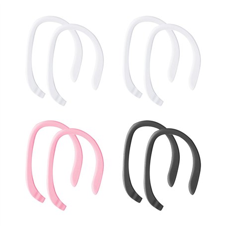 Lot de 4 paires de crochets d'oreille pour casque