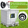 Robinet Cuve IBC en Alliage d'aluminium