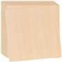 MUKLEI Lot de 18 feuilles de tilleul 300 x 300 x 2 mm
