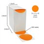 Lot de 500 autocollants ronds Orange 25 mm - Petits pastilles adhésives - Code couleur - Autocollants amovibles et résistants au
