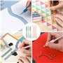 BOBOZHONG Crayon de Coupe en Papier,6 PCS Stylo Coupe Papier Coupe Stylo de Coupe pour Bricolage Art Travail Coupe Polyvalent Ou