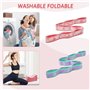 éLastique Musculation,Bande Elastique Musculation,Bande Elastique Fitness,2pcs Ils Sont Violet Vert + Rose, UtiliséS Pour le Pil