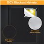 MXTIMWAN Stores Occultants Portables à Coller, Occultant sans Percage 300x150cm, Tissu Occultant Ombrage Isolation Thermique pou