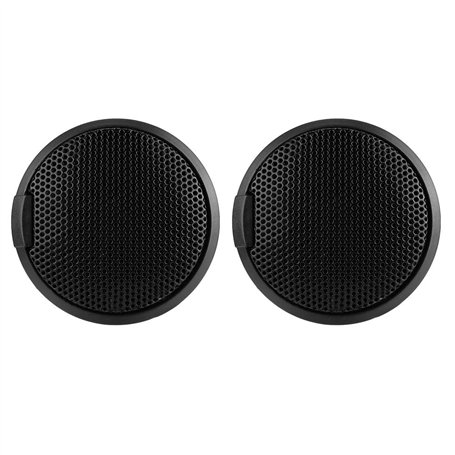 EBTOOLS Haut-Parleur 8cm - 8ohms 20W Noir Mini Rond pour Voiture avec Adhésif