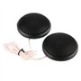 EBTOOLS Haut-Parleur 8cm - 8ohms 20W Noir Mini Rond pour Voiture avec Adhésif