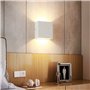CYUaoao 1 Pièce Applique Murale LED Moderne en Aluminuim AC86V-265V Applique Murale Carrée Blanche 10 x 10 x 5 cm Imperméable Co