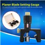 Jadeshay 2Pcs Réglage de la Lame de Raboteuse, Rabot Couteau Réglage Jig Outil de Travail du Bois pour le Travail de la Jauge de