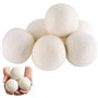 YOYEAH Balles de séchage - XL (8 cm) - Pour sèche-linge - En laine naturelle - Balles de séchage pour doudounes - Balles de tenn