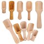 RoadLoo Mini Cuillères en Bois - 10 Pcs Pelle Doseuse Courte pour Sel