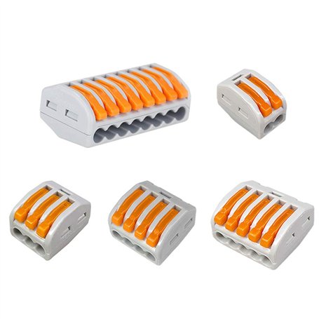 Aiqeer 40 Pièces Levier-Écrou Fil Connecteurs Set